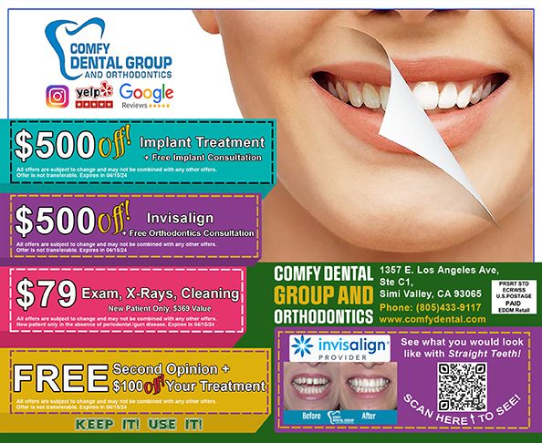 comfy dental offers $300 for new patients